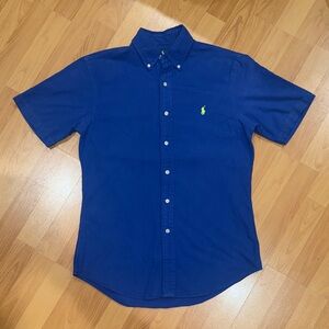 Blue Ralph Lauren Short Sleeve Button Down